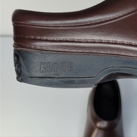 Klogs brown slip resistant food service/medical light weight women shoes - Picture 7 of 16